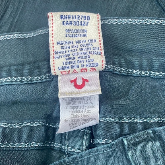 True Religion skinny jeans hunter green - Picture 6 of 7